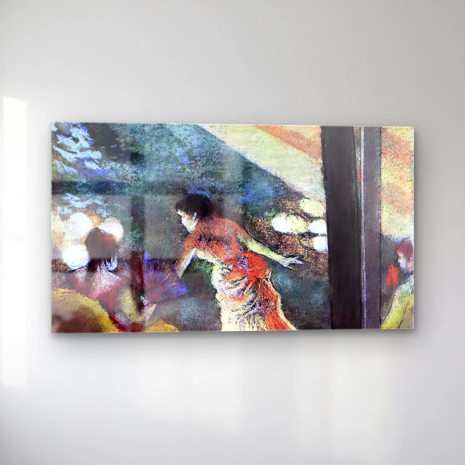 Edgar Degas – At the Café des Ambassadeurs cam tablo — sol açıdan görünüm