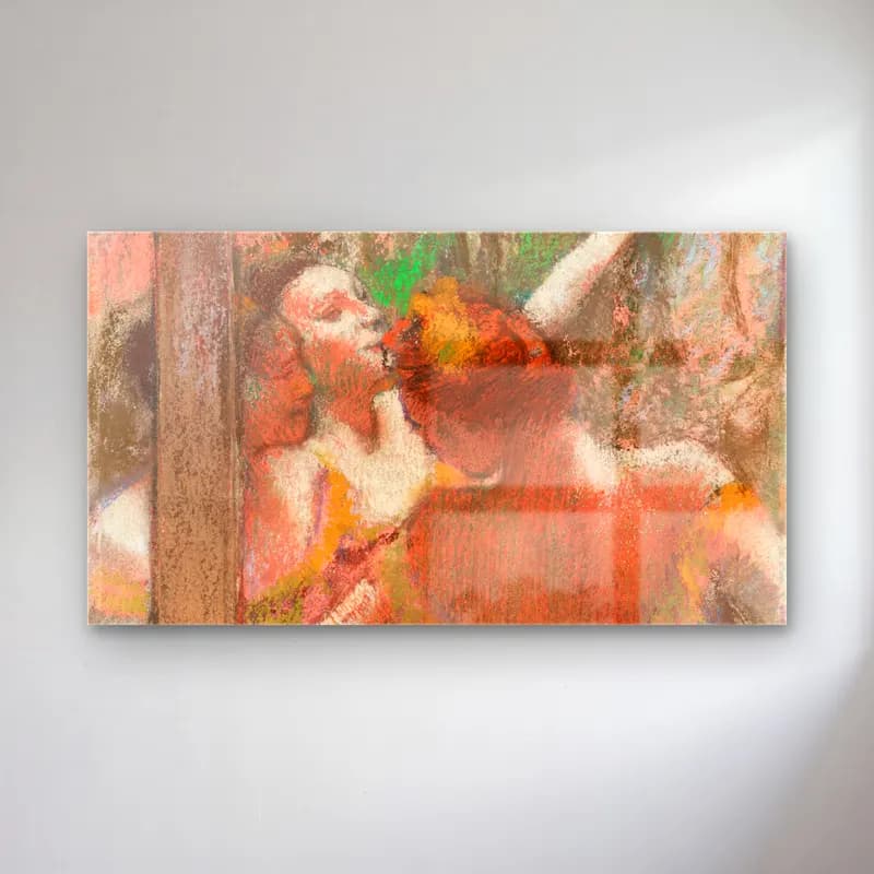 Edgar Degas – Ballerina cam tablo — Edgar Degas – Ballerina — empresyonist dansçılar