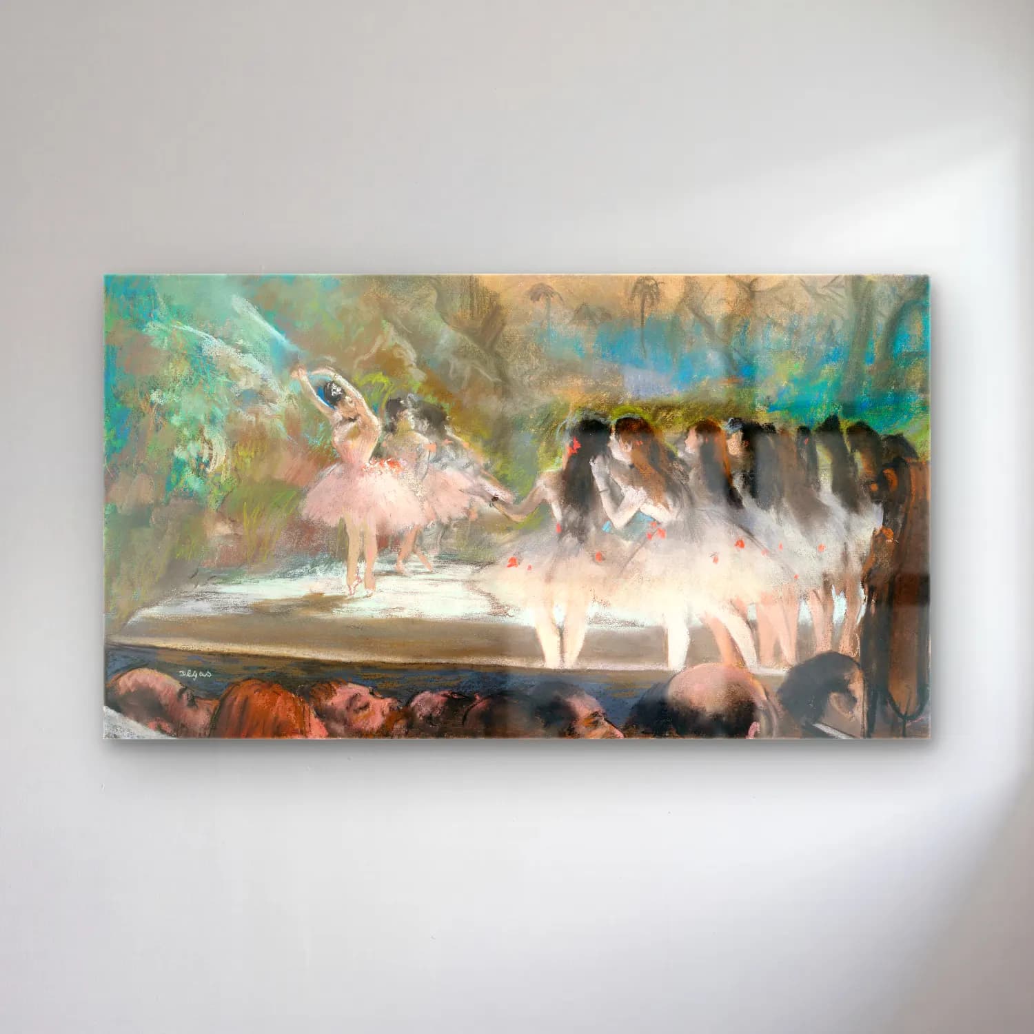 Edgar Degas – Ballet at Paris Opera cam tablo — Edgar Degas – Ballet at Paris Opera — empresyonist dansçılar