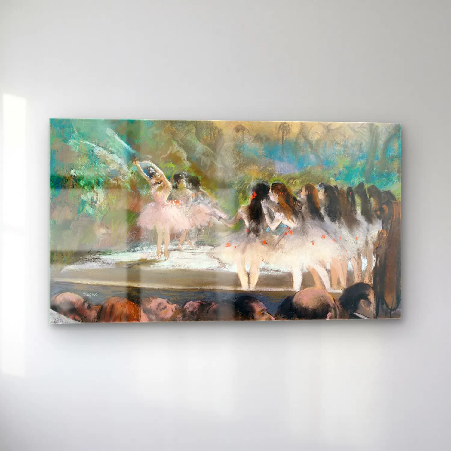 Edgar Degas – Ballet at Paris Opera cam tablo — sol açıdan görünüm