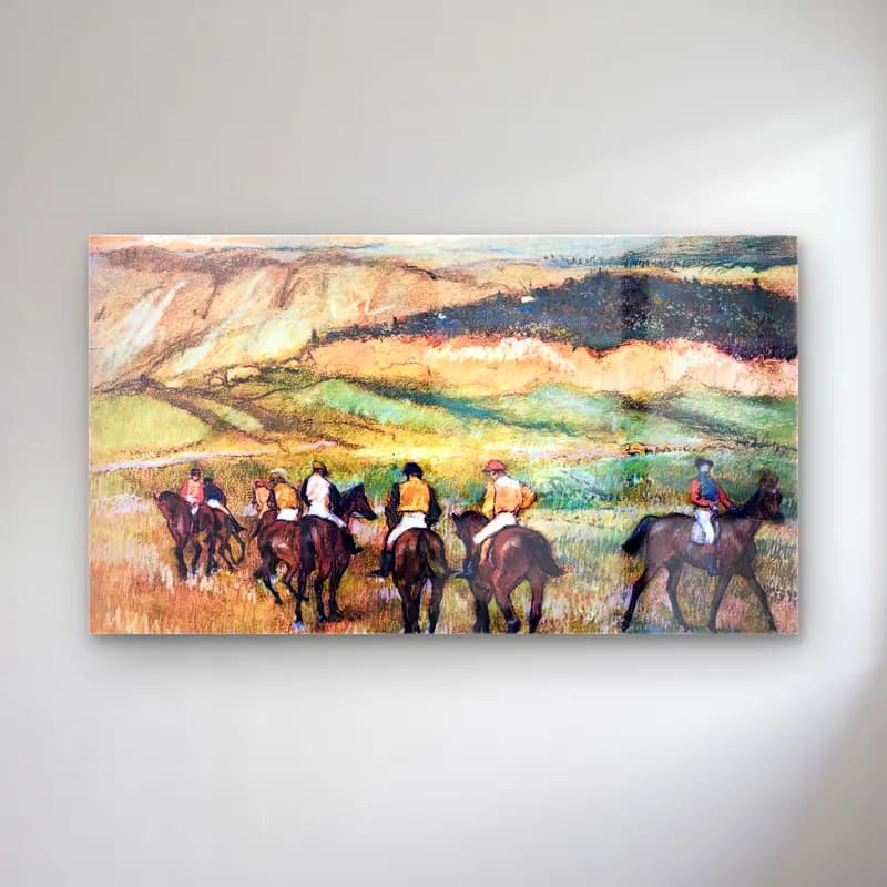 Edgar Degas – Before the Race cam tablo — Edgar Degas – Before the Race — empresyonist atlı