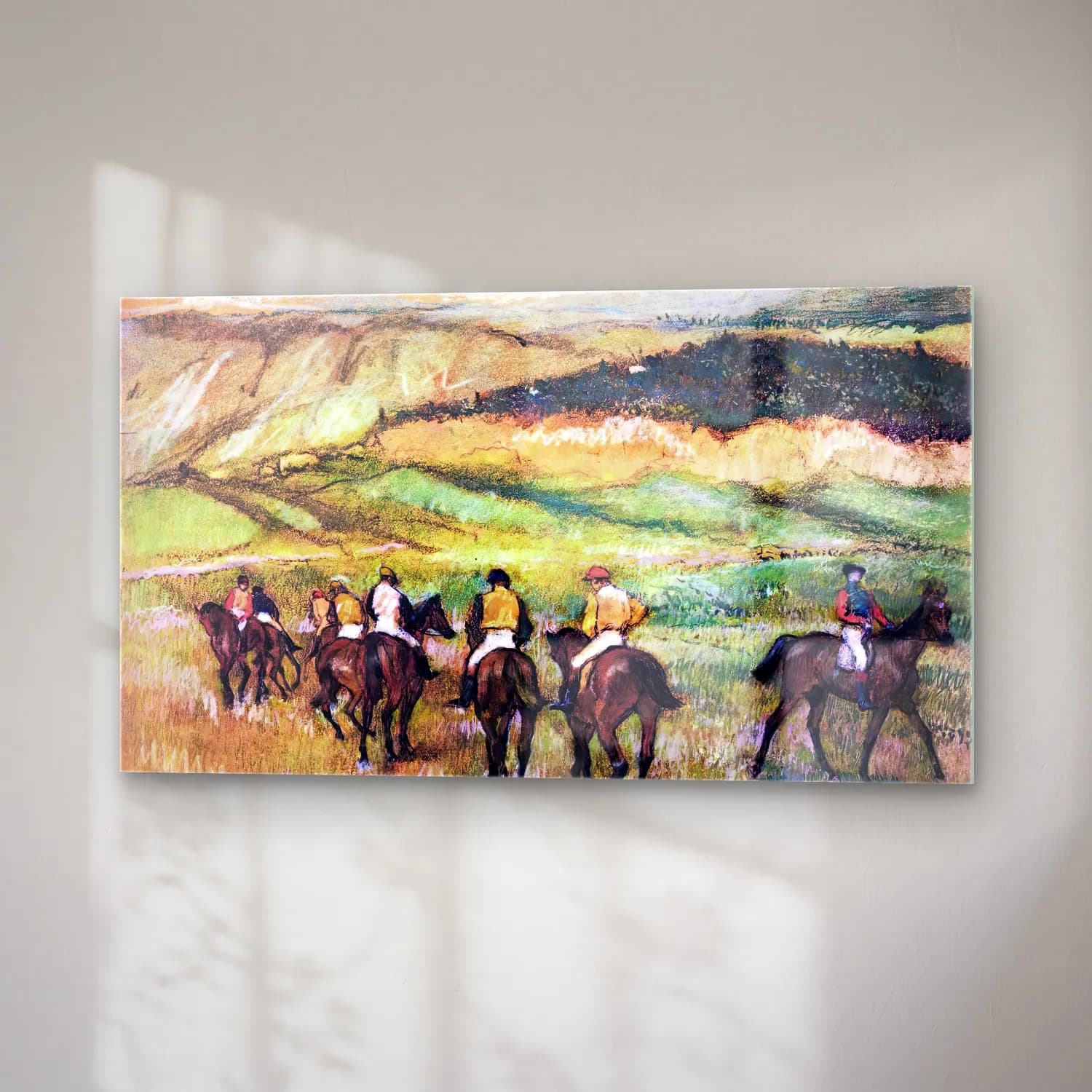 Edgar Degas – Before the Race cam tablo — sağ açıdan görünüm