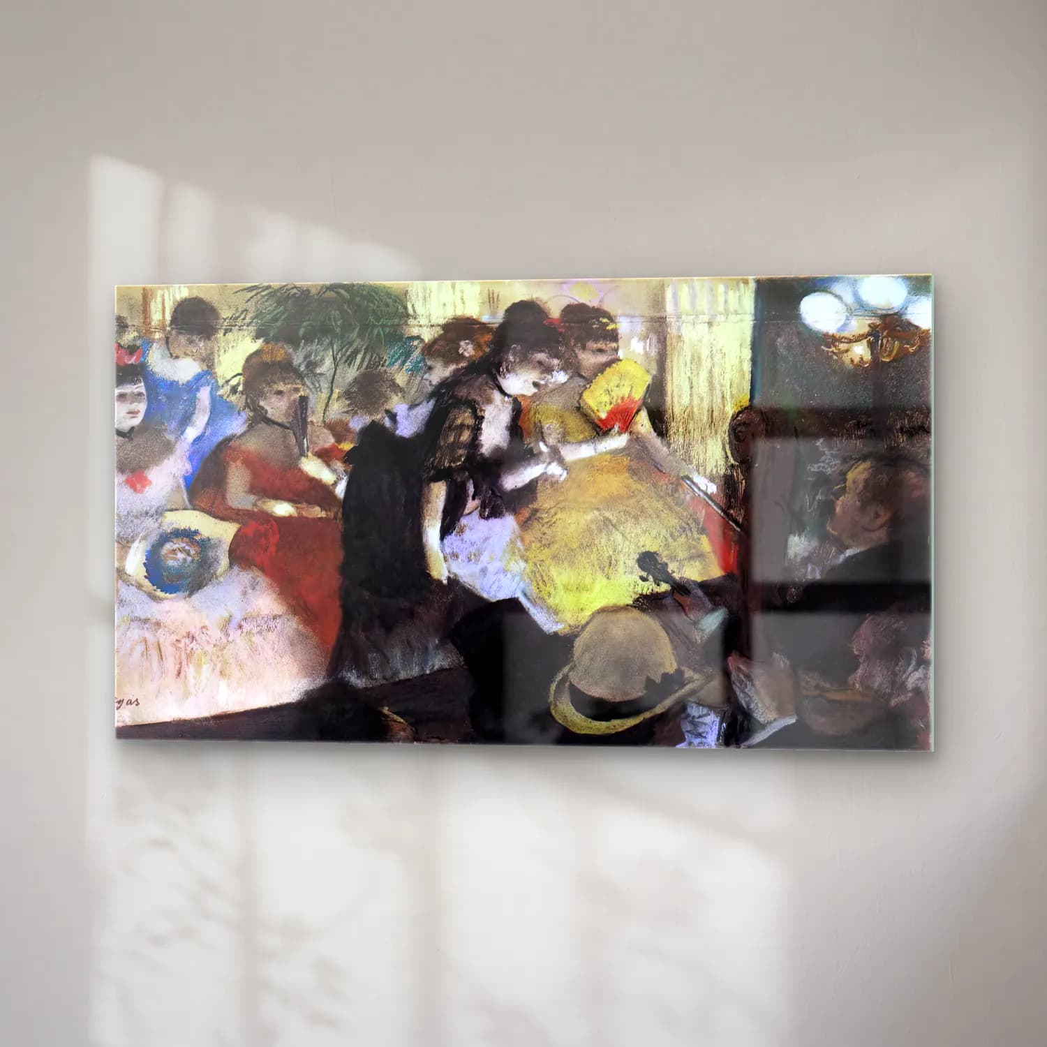 Edgar Degas – Cabaret cam tablo — sağ açıdan görünüm