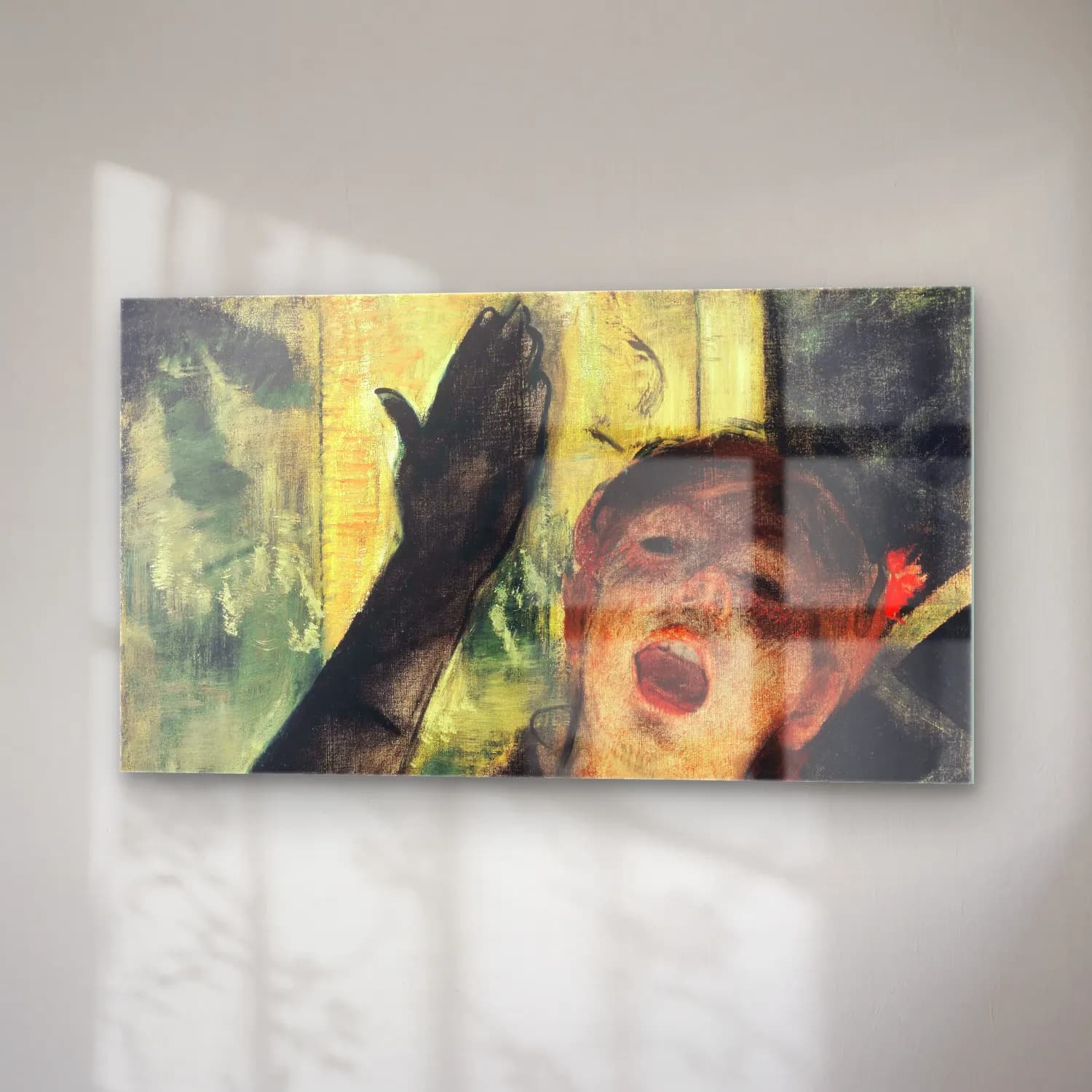 Edgar Degas – Café Singer cam tablo — sağ açıdan görünüm