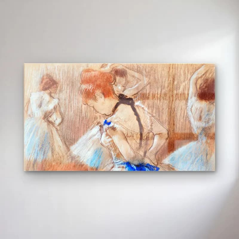 Edgar Degas – Dancer cam tablo — Edgar Degas – Dancer — empresyonist dansçılar