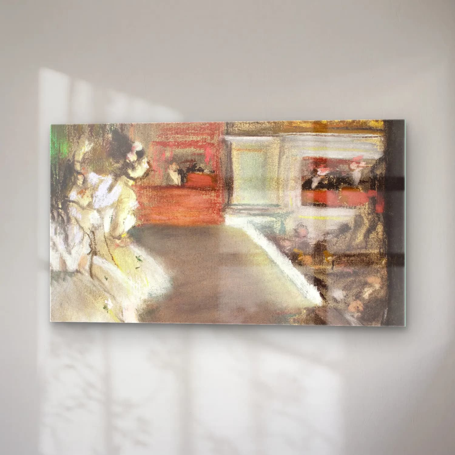 Edgar Degas – Dancers at the Old Opera House cam tablo — sağ açıdan görünüm