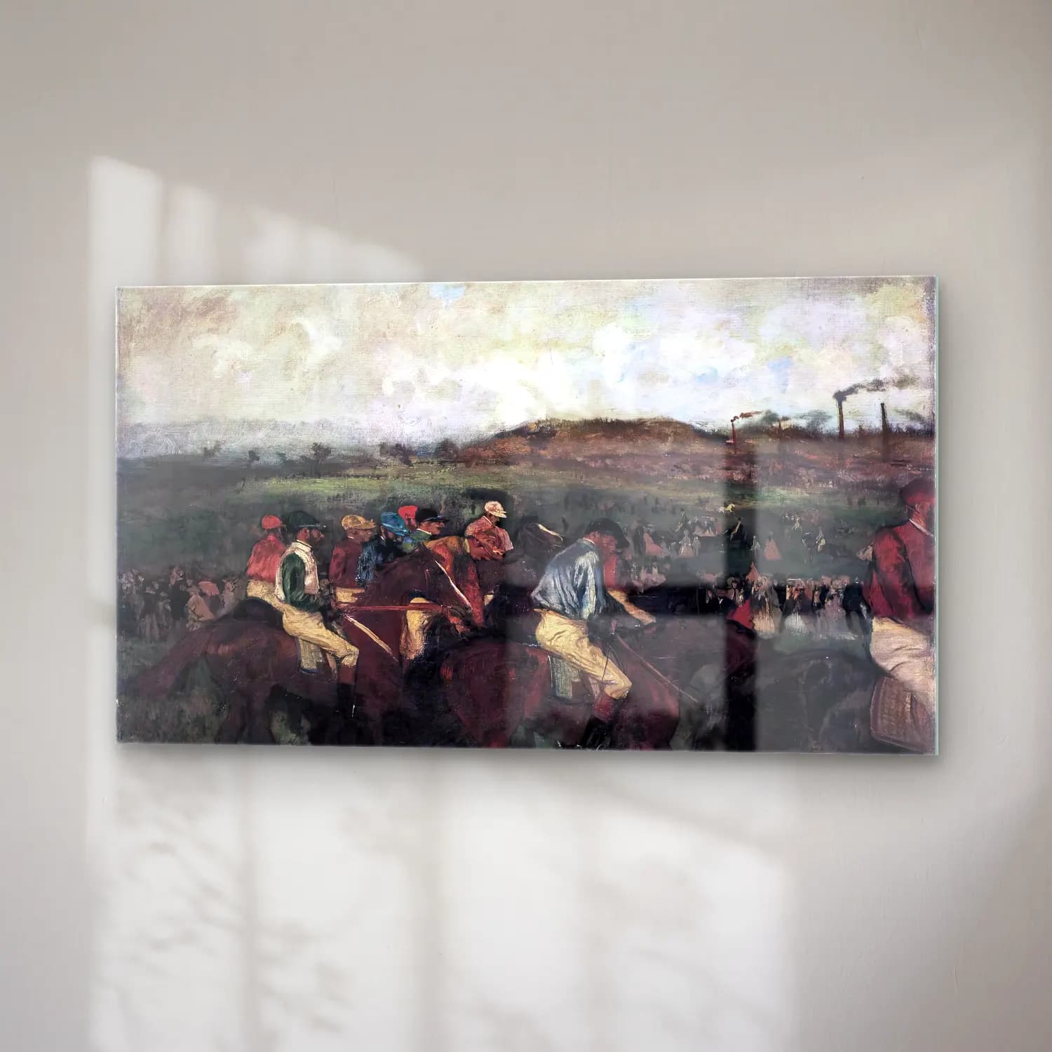 Edgar Degas – Gentlemen s Race. Before the Start cam tablo — sağ açıdan görünüm