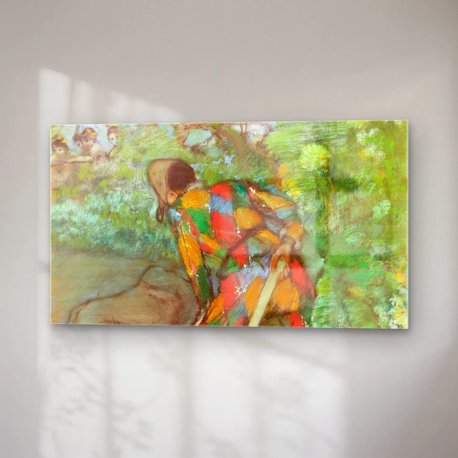 Edgar Degas – Harlequin cam tablo — sağ açıdan görünüm