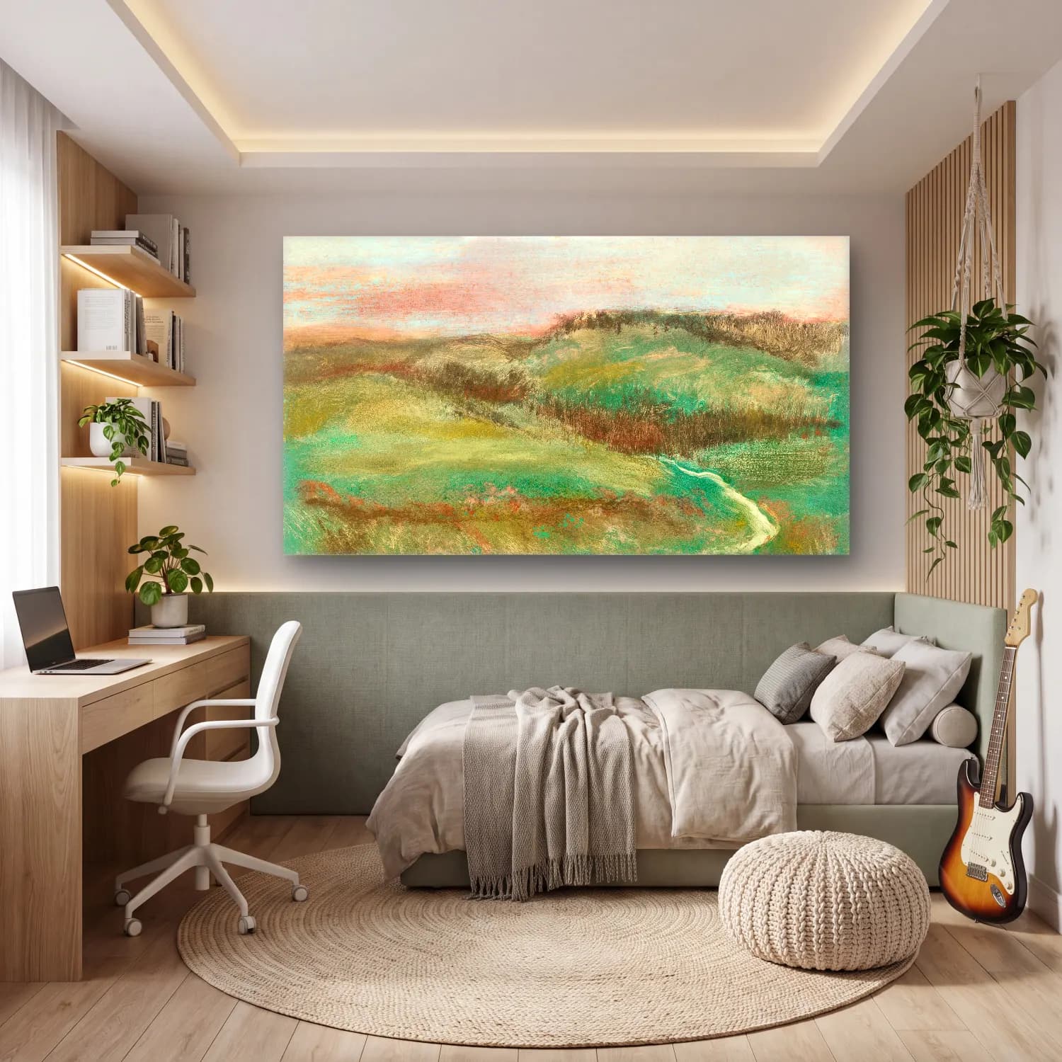 Edgar Degas – Landschaft cam tablo — genç odasında