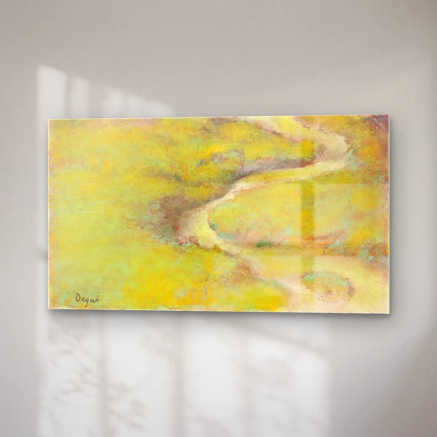 Edgar Degas – Pathway in a Field cam tablo — sağ açıdan görünüm
