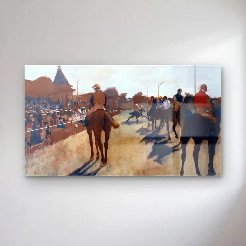 Edgar Degas – The Parade cam tablo — Edgar Degas – The Parade — empresyonist atlı