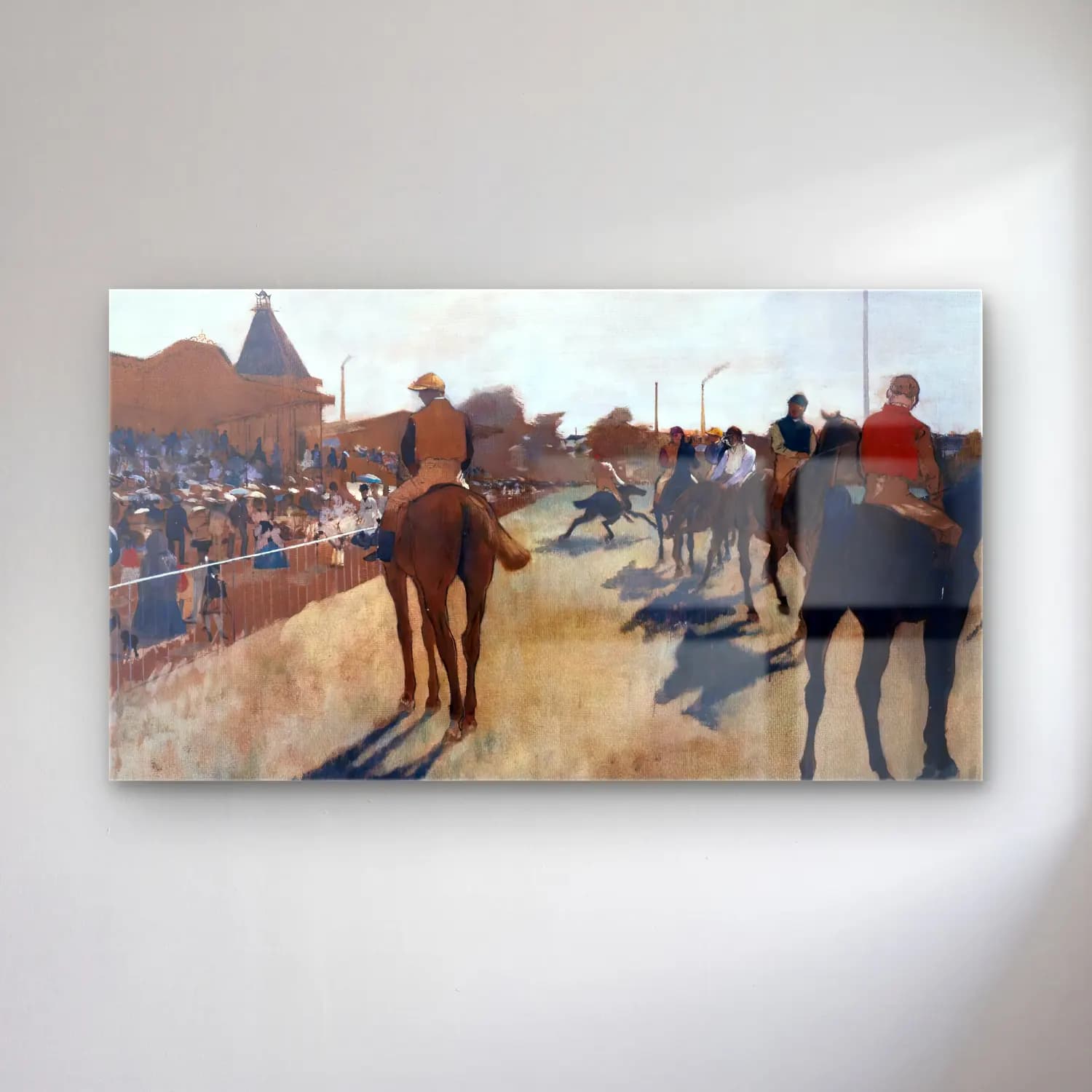 Edgar Degas – The Parade cam tablo — Edgar Degas – The Parade — empresyonist atlı