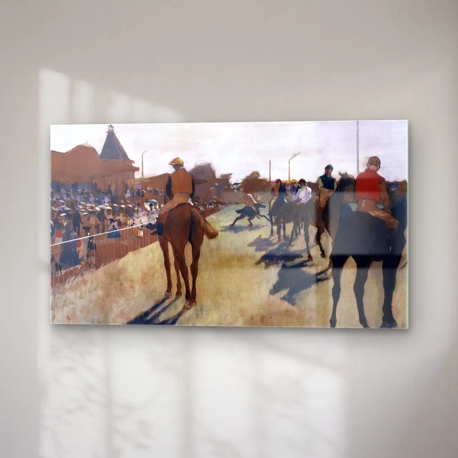 Edgar Degas – The Parade cam tablo — sağ açıdan görünüm
