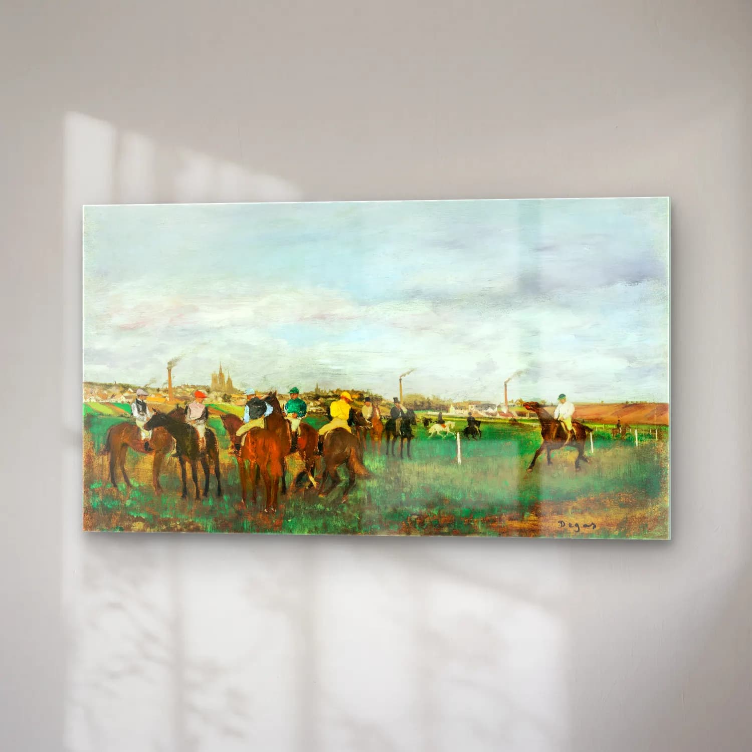 Edgar Degas – The Races cam tablo — sağ açıdan görünüm