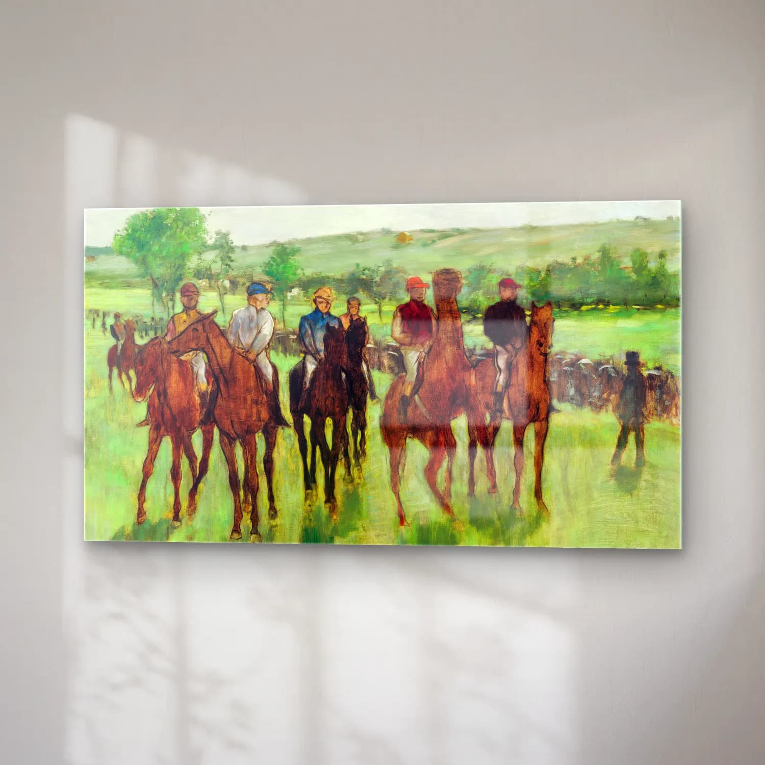 Edgar Degas – The Riders cam tablo — sağ açıdan görünüm