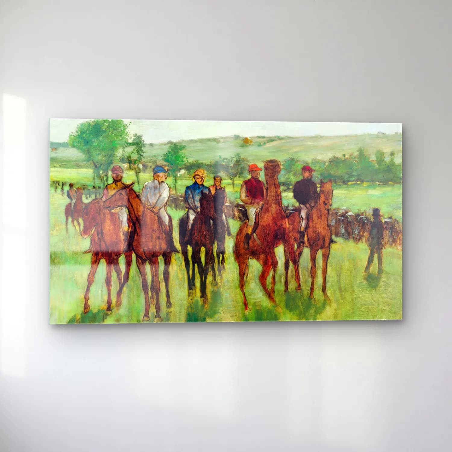 Edgar Degas – The Riders cam tablo — sol açıdan görünüm