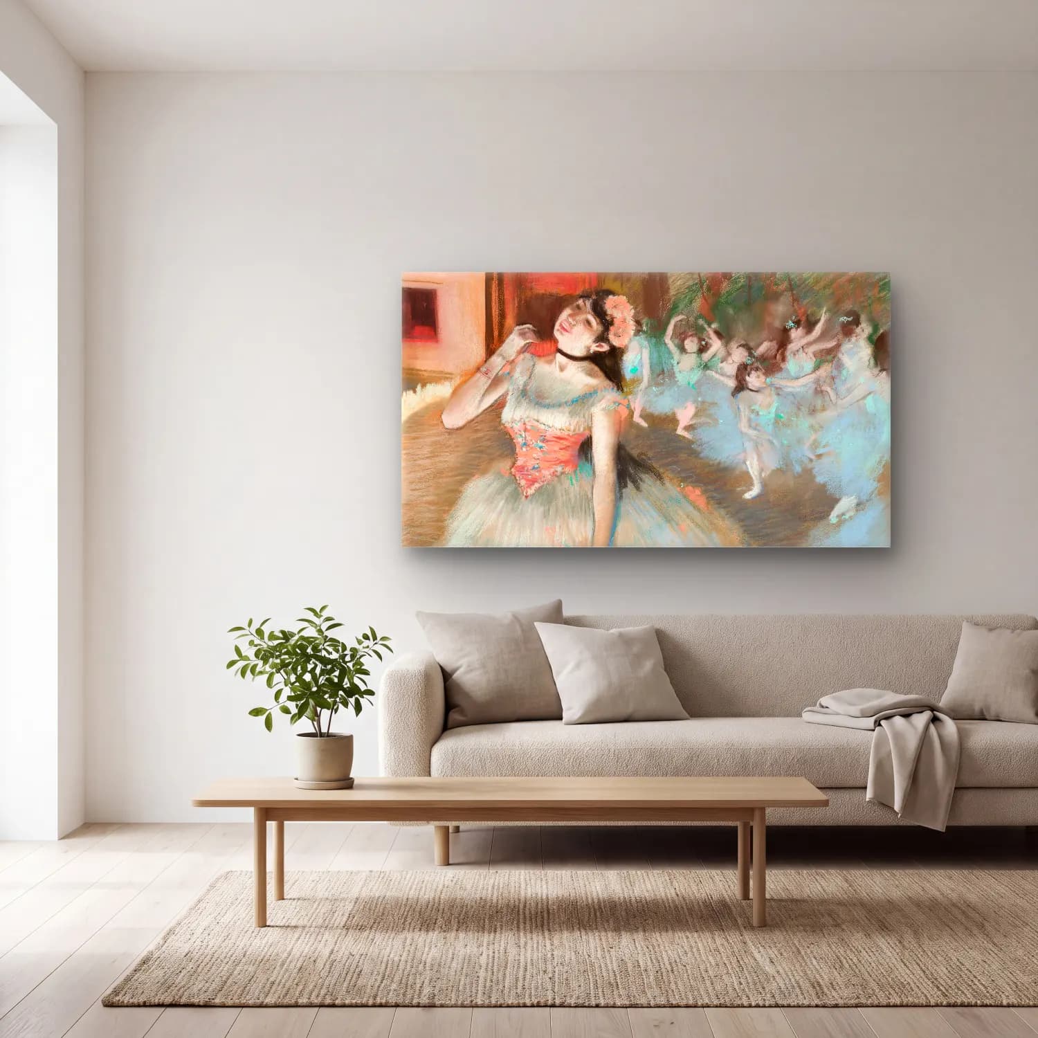 Edgar Degas – The Star cam tablo — açık renk salonda