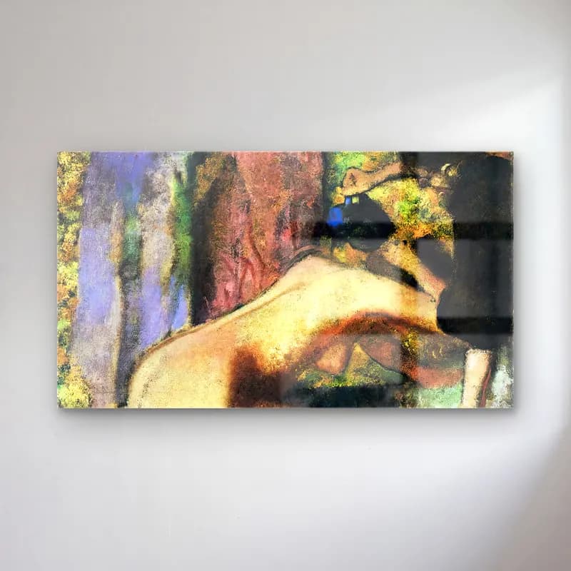 Edgar Degas – Woman in Bath cam tablo — Edgar Degas – Woman in Bath — empresyonist figür çalışması