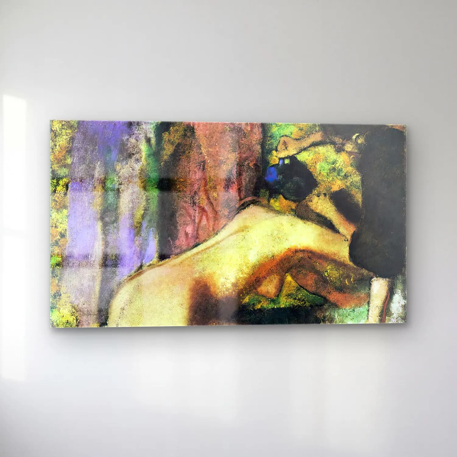 Edgar Degas – Woman in Bath cam tablo — sol açıdan görünüm