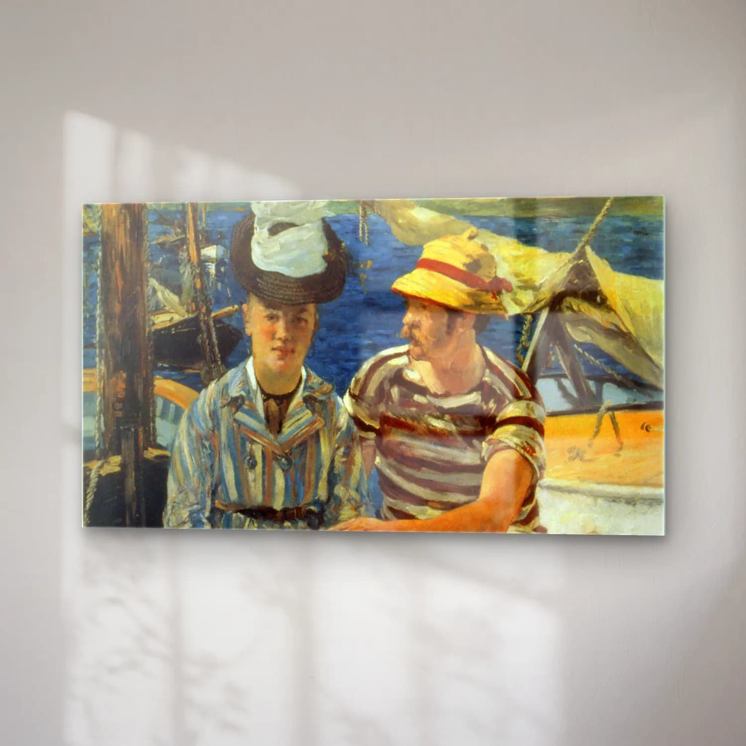 Edouard Manet – Argenteuil cam tablo — sağ açıdan görünüm