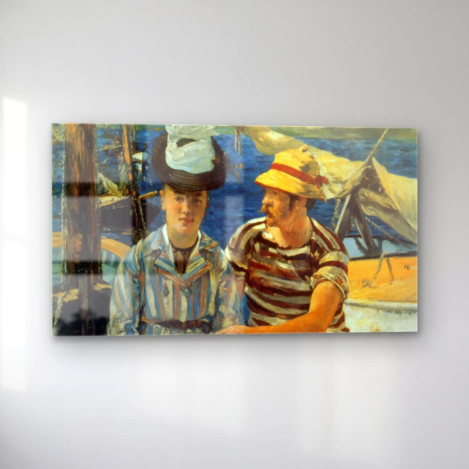 Edouard Manet – Argenteuil cam tablo — sol açıdan görünüm