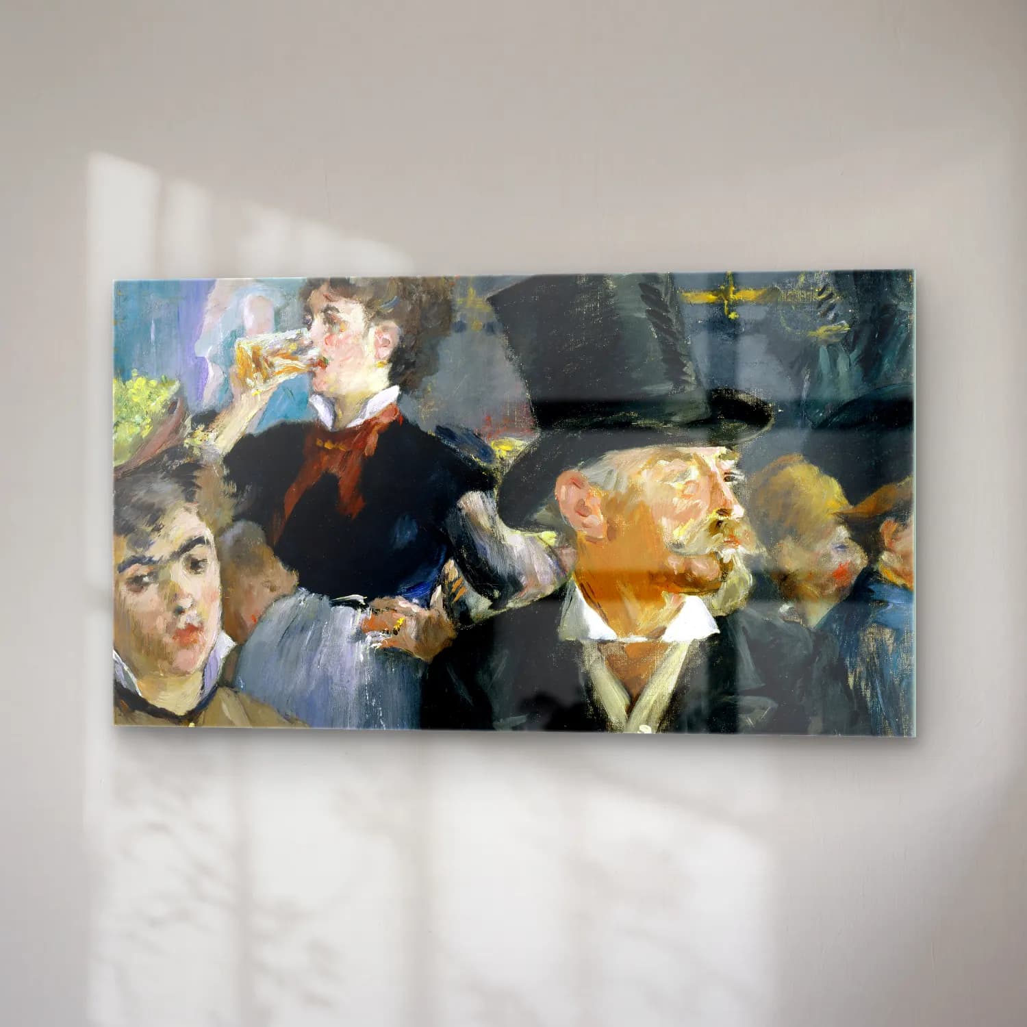 Edouard Manet – At the Café-Edouard Manet cam tablo — sağ açıdan görünüm