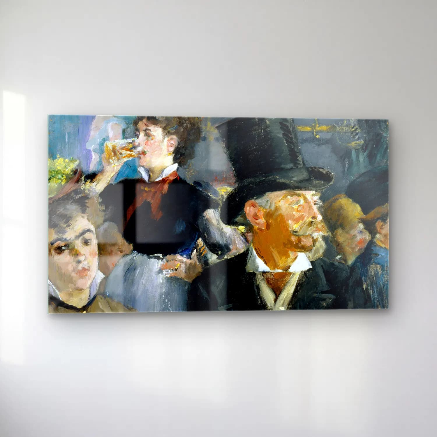 Edouard Manet – At the Café-Edouard Manet cam tablo — sol açıdan görünüm