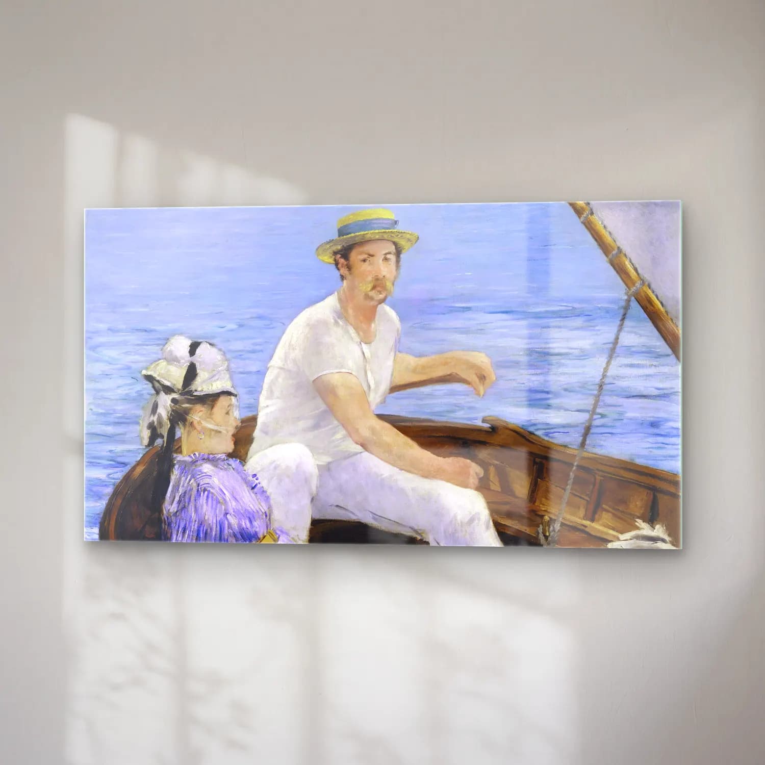Edouard Manet – Boating cam tablo — sağ açıdan görünüm