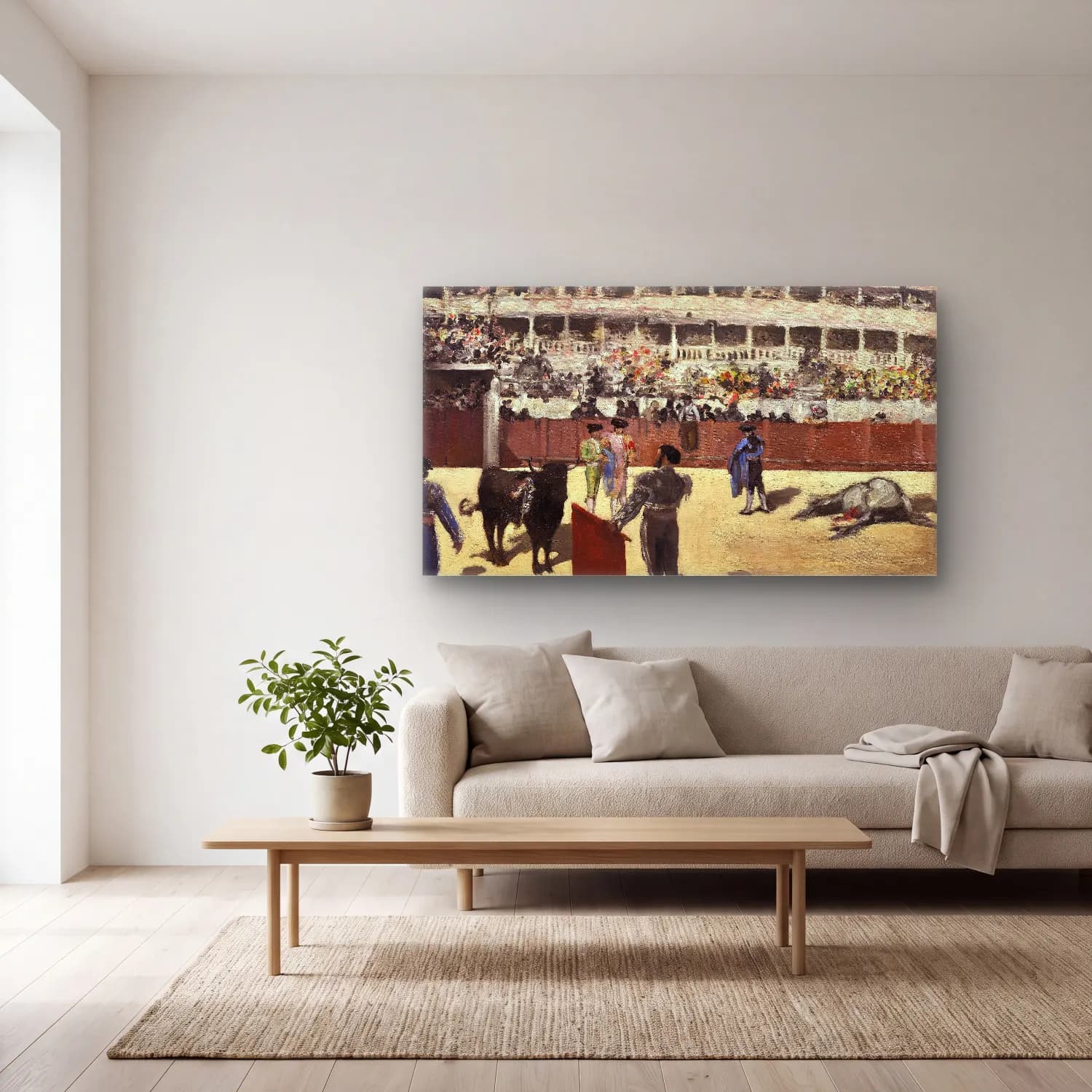 Edouard Manet – Bullfight cam tablo — açık renk salonda