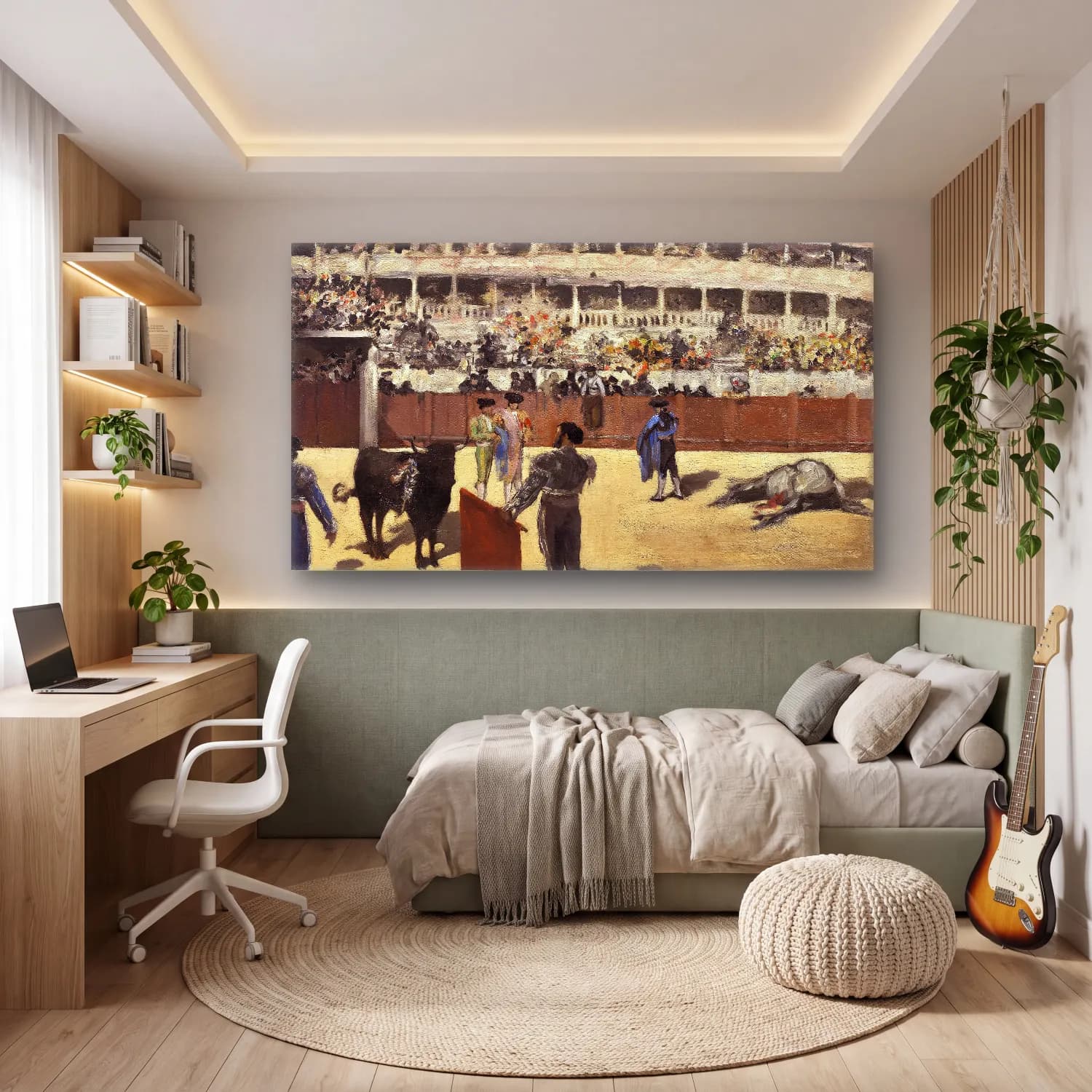 Edouard Manet – Bullfight cam tablo — genç odasında