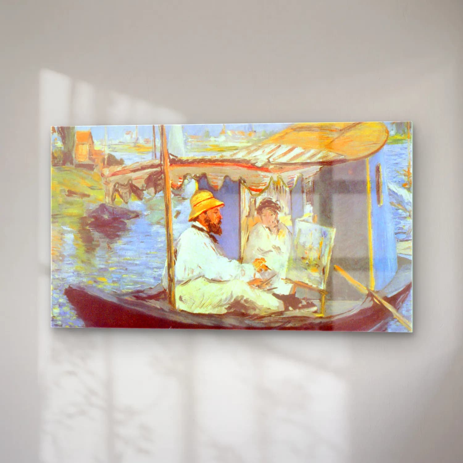 Edouard Manet – Claude Monet cam tablo — sağ açıdan görünüm