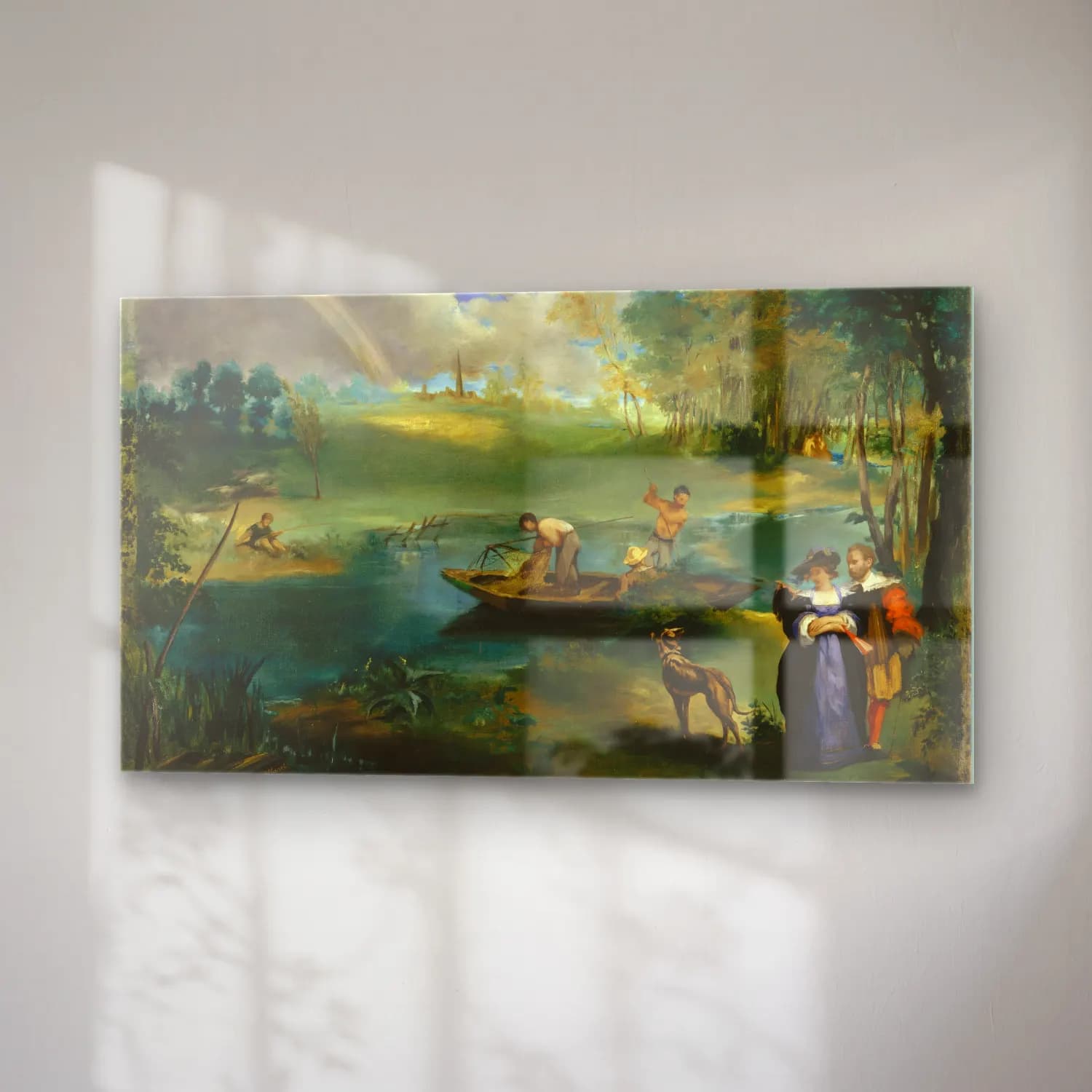Edouard Manet – Fishing cam tablo — sağ açıdan görünüm