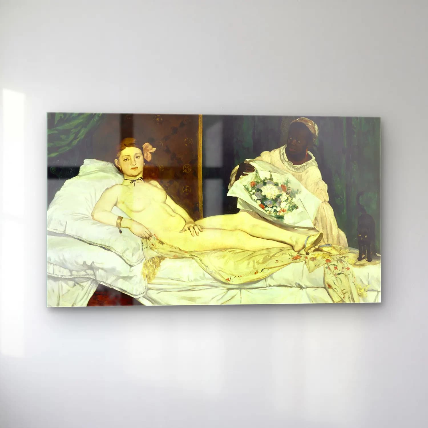 Edouard Manet – Olympia cam tablo — sol açıdan görünüm