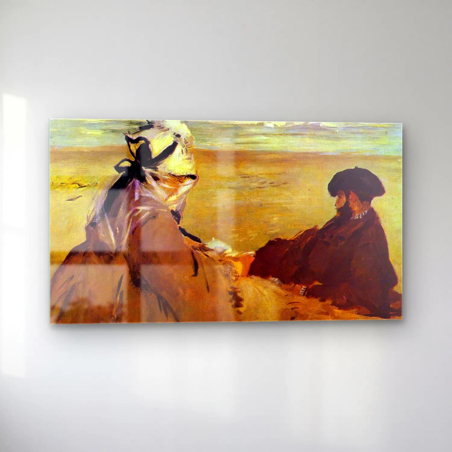 Edouard Manet – On the beach cam tablo — sol açıdan görünüm