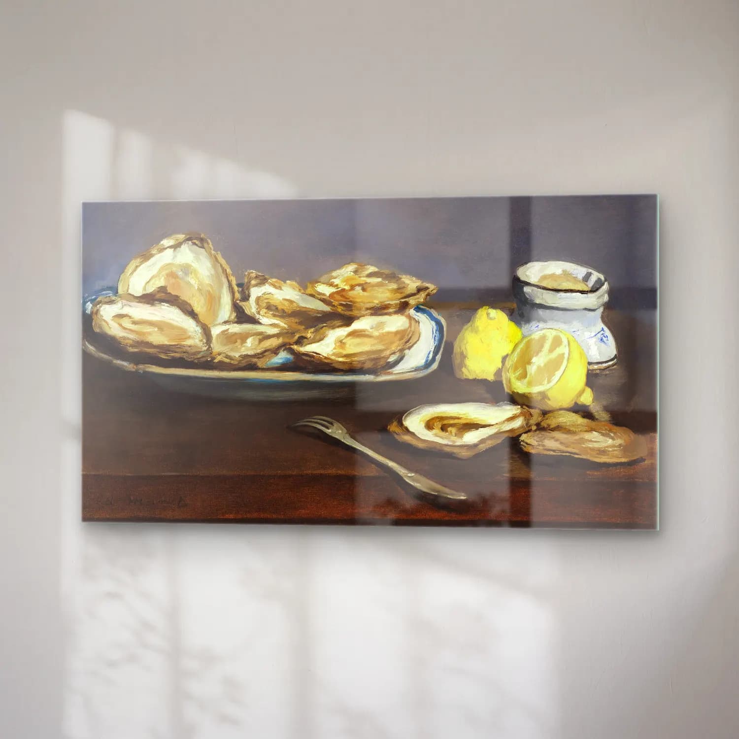Edouard Manet – Oysters cam tablo — sağ açıdan görünüm