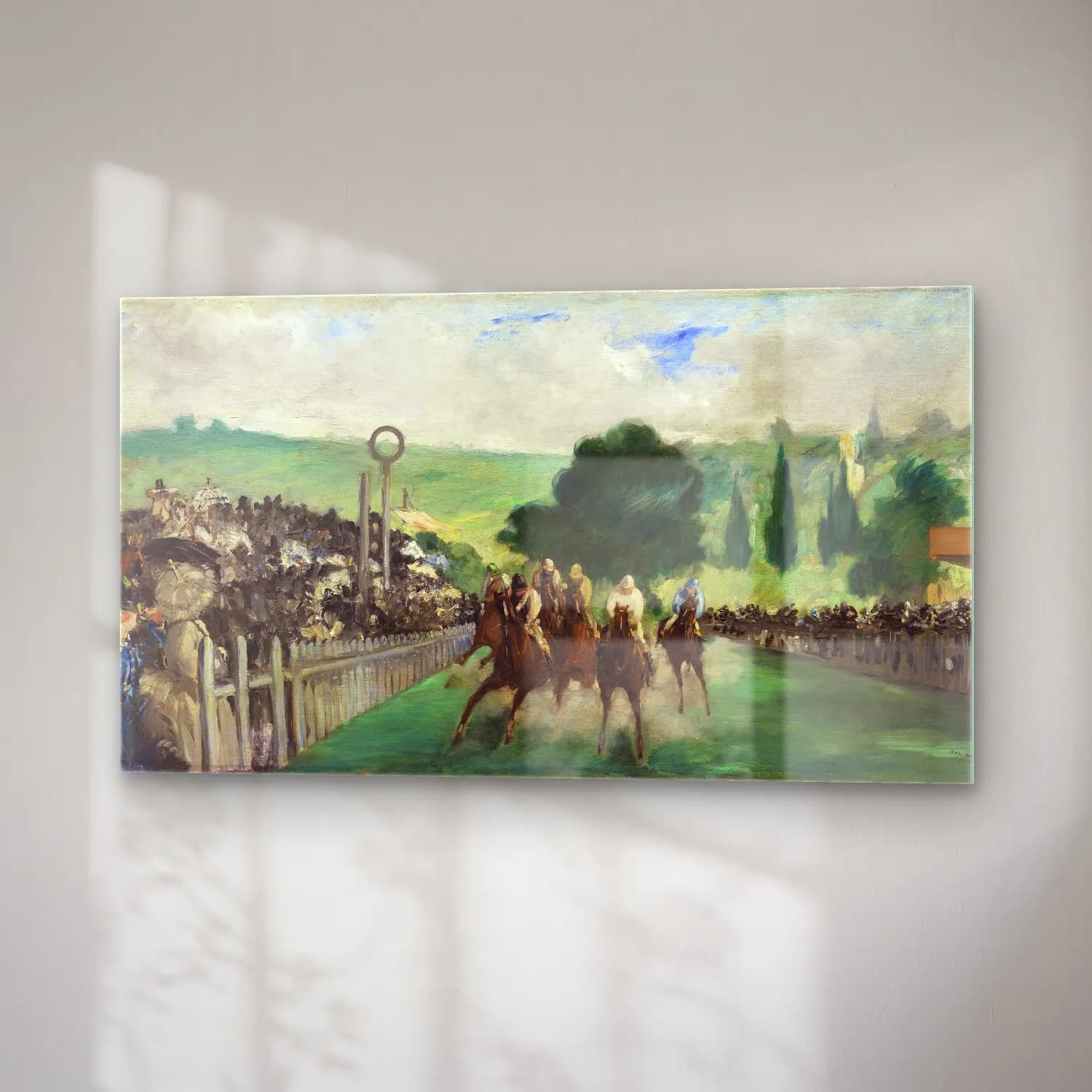 Edouard Manet – The Races at Longchamp cam tablo — sağ açıdan görünüm
