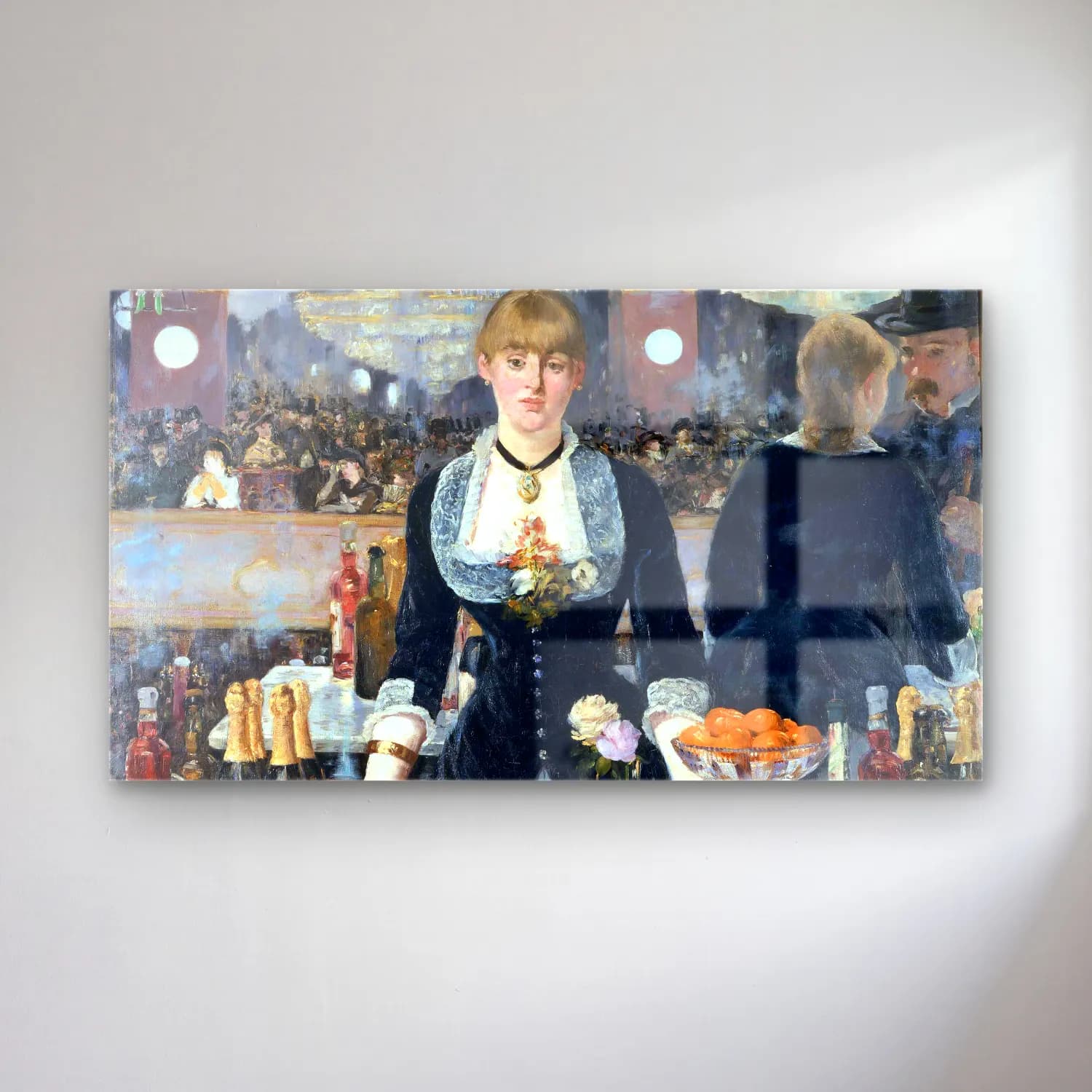 Edouard Manet – edouard manet un bar en el folies cam tablo — Edouard Manet – edouard manet un bar en el folies — empresyonist kadın portresi