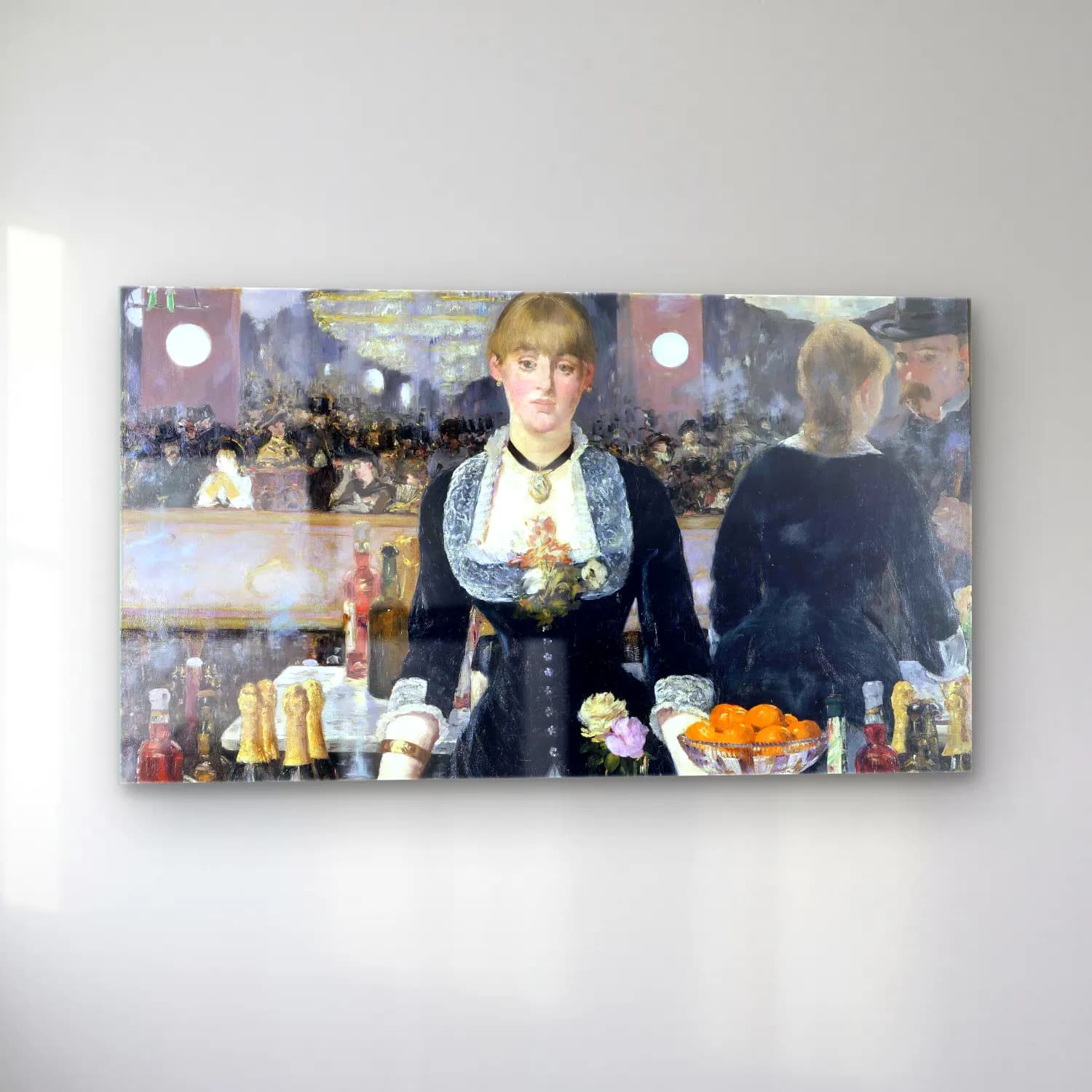 Edouard Manet – edouard manet un bar en el folies cam tablo — sol açıdan görünüm