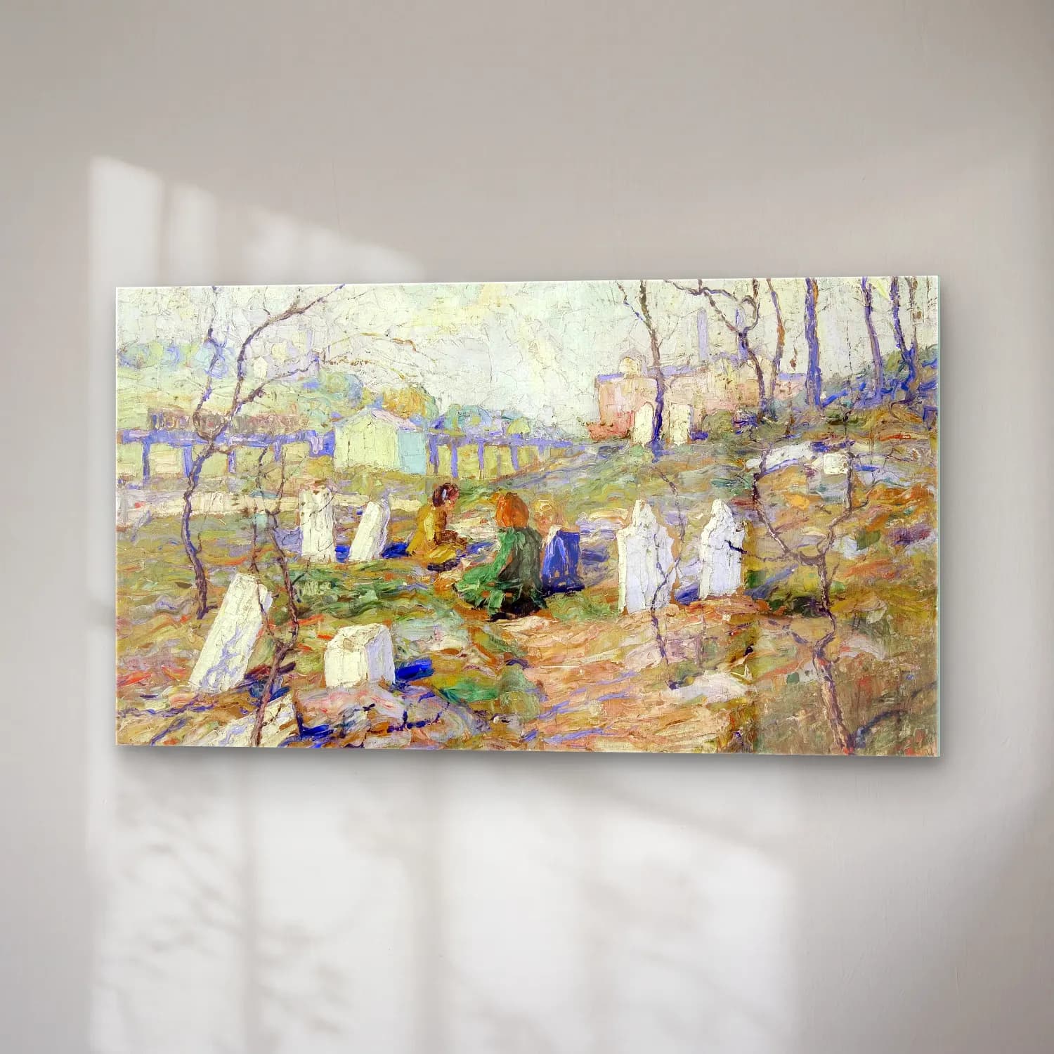 Ernest Lawson – Graveyard cam tablo — sağ açıdan görünüm