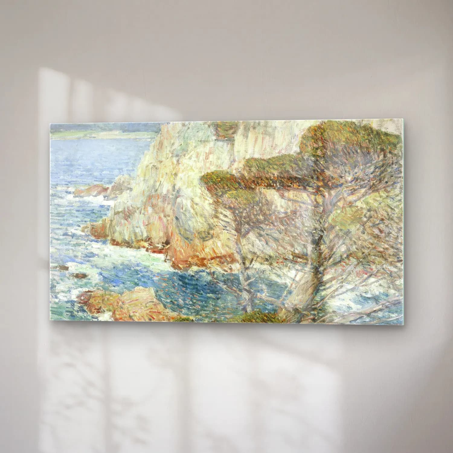 Frederick Childe Hassam – Point Lobos, Carmel cam tablo — sağ açıdan görünüm