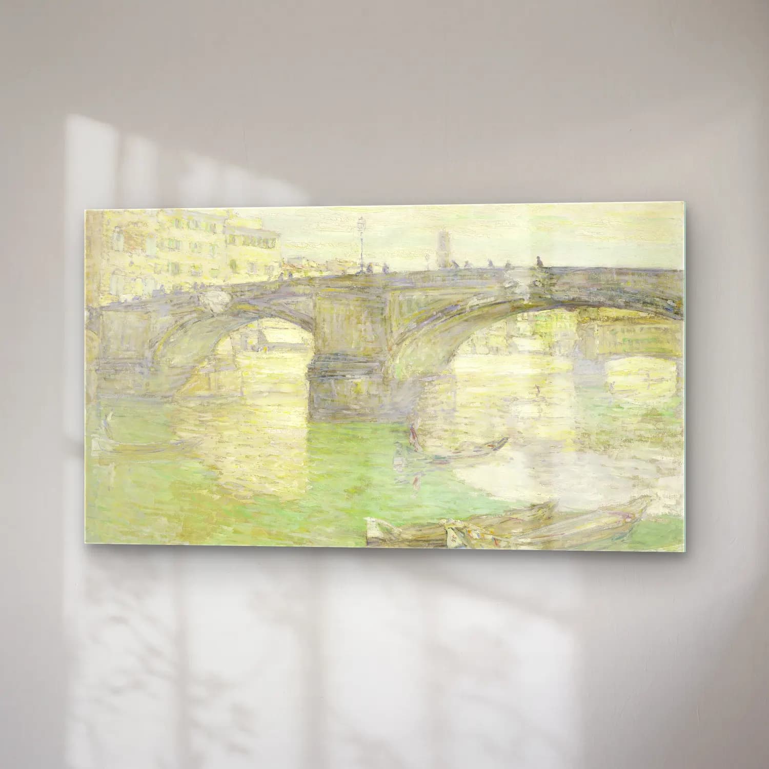 Frederick Childe Hassam – Ponte Santa Trinità cam tablo — sağ açıdan görünüm