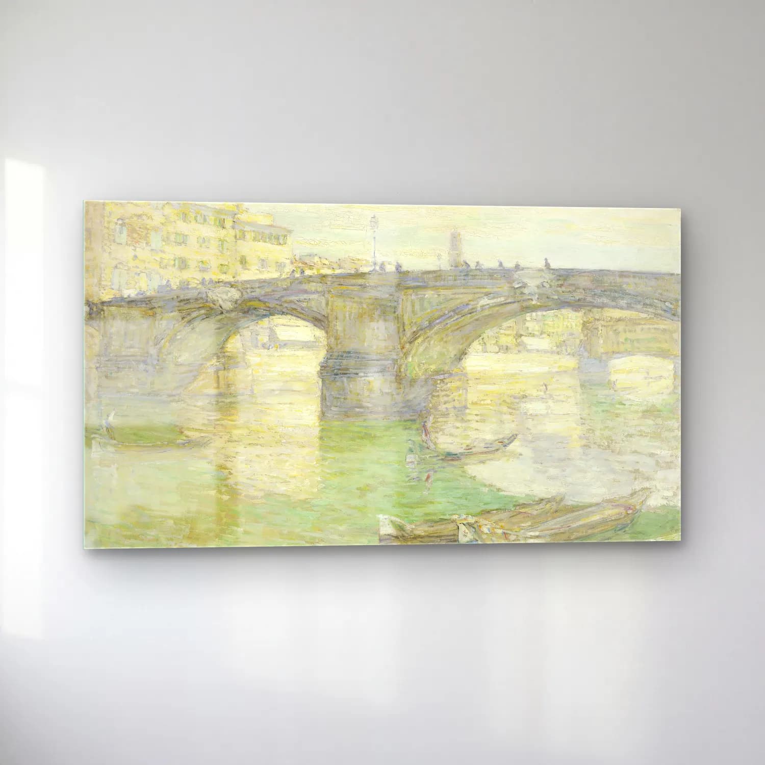 Frederick Childe Hassam – Ponte Santa Trinità cam tablo — sol açıdan görünüm