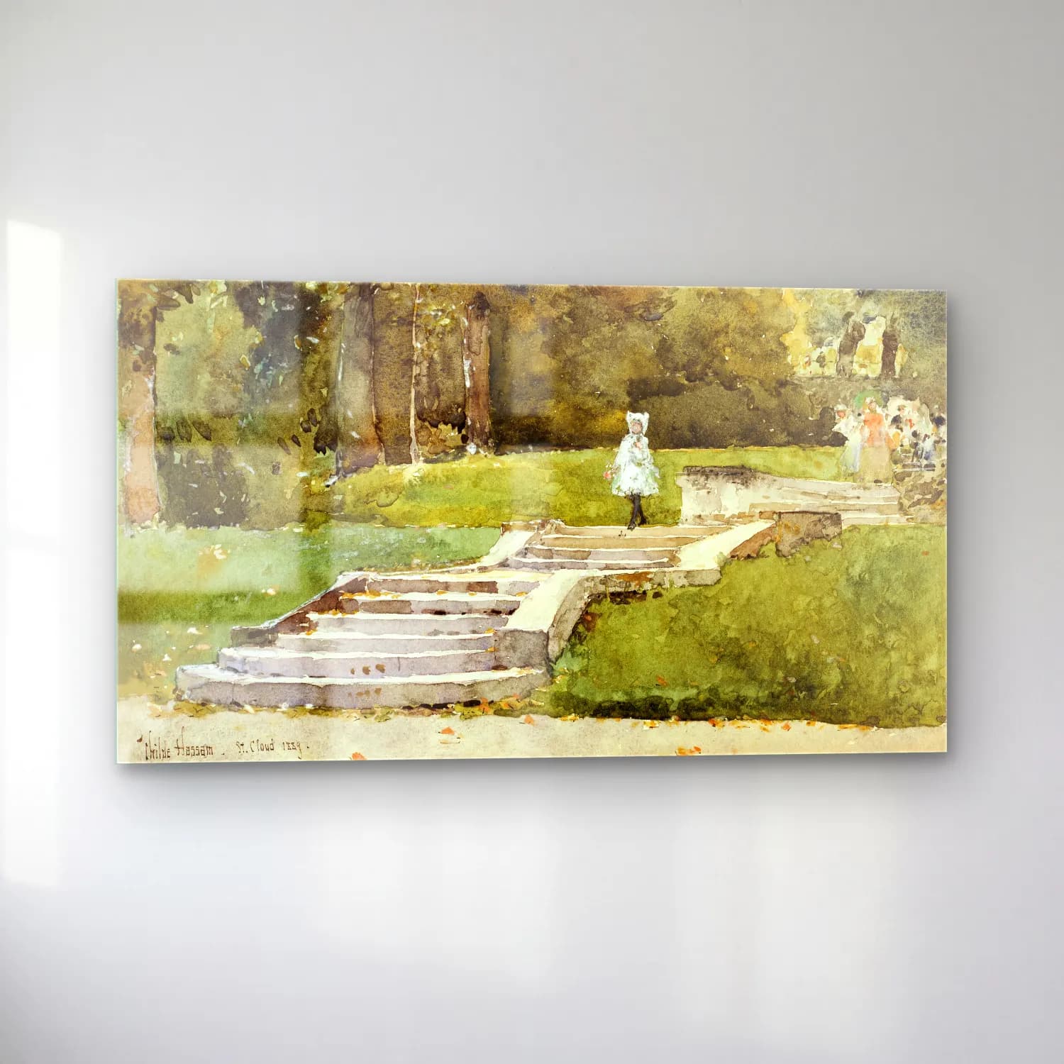 Frederick Childe Hassam – Saint-Cloud cam tablo — sol açıdan görünüm