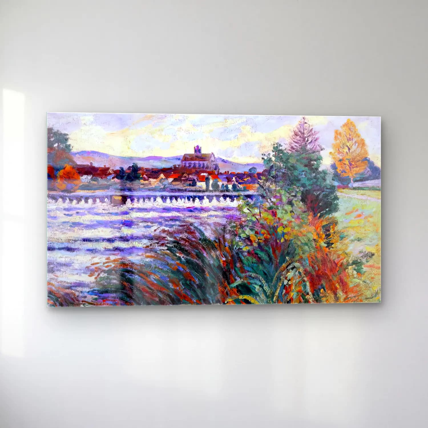 Armand Guillaumin – The River, Crozant cam tablo — sol açıdan görünüm