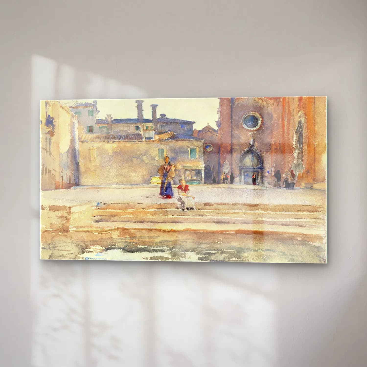 John Singer Sargent – Campo dei Frari, Venice cam tablo — sağ açıdan görünüm