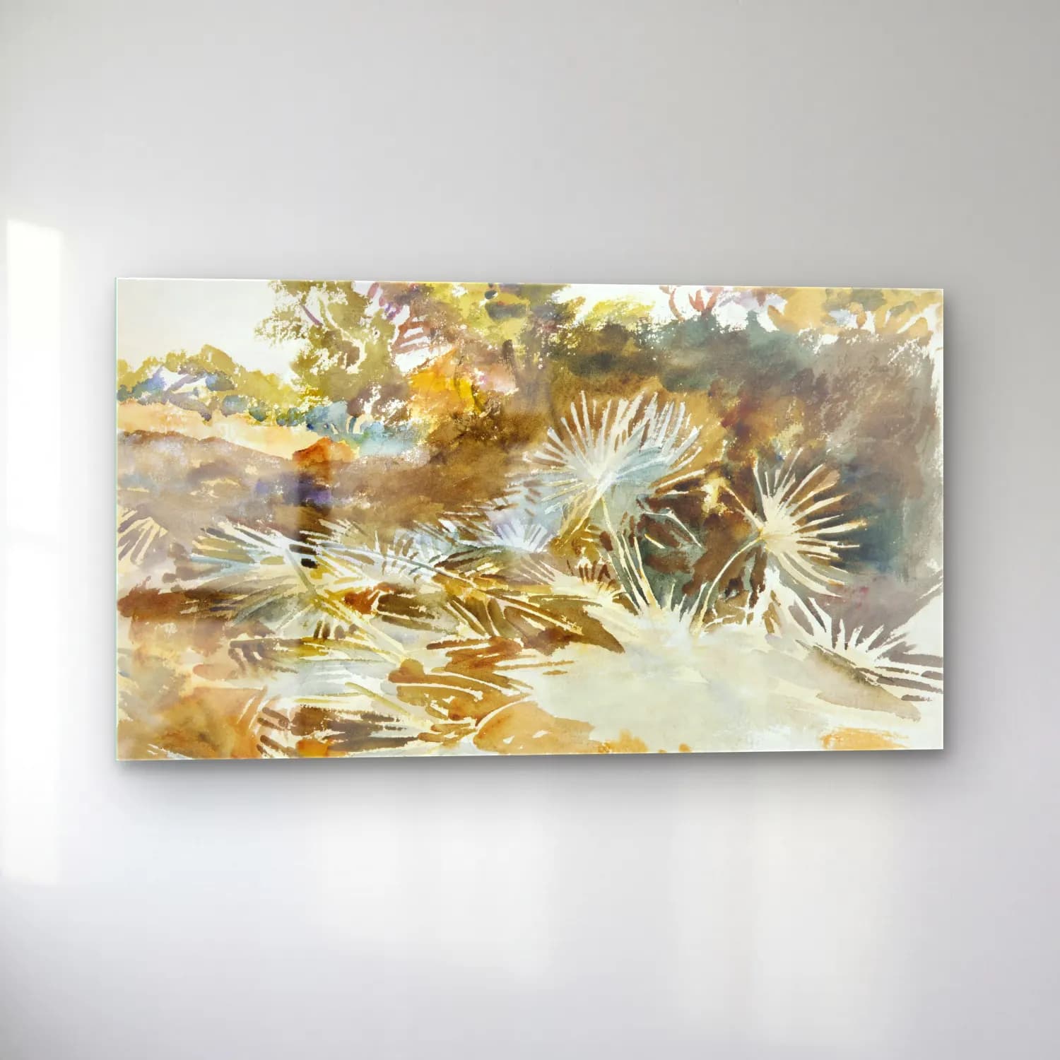 John Singer Sargent – Landscape with Palmettos cam tablo — sol açıdan görünüm