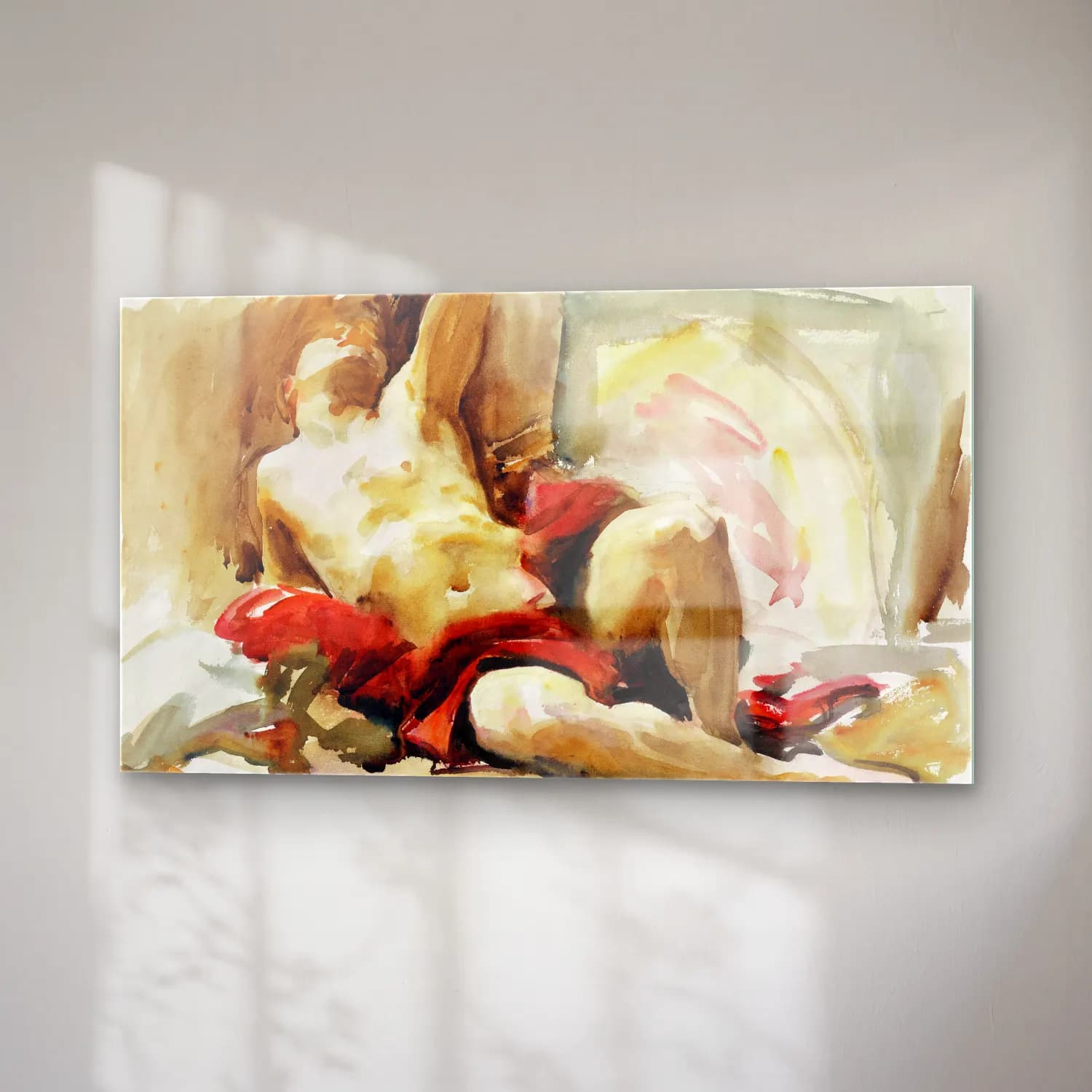 John Singer Sargent – Man with Red Drapery cam tablo — sağ açıdan görünüm