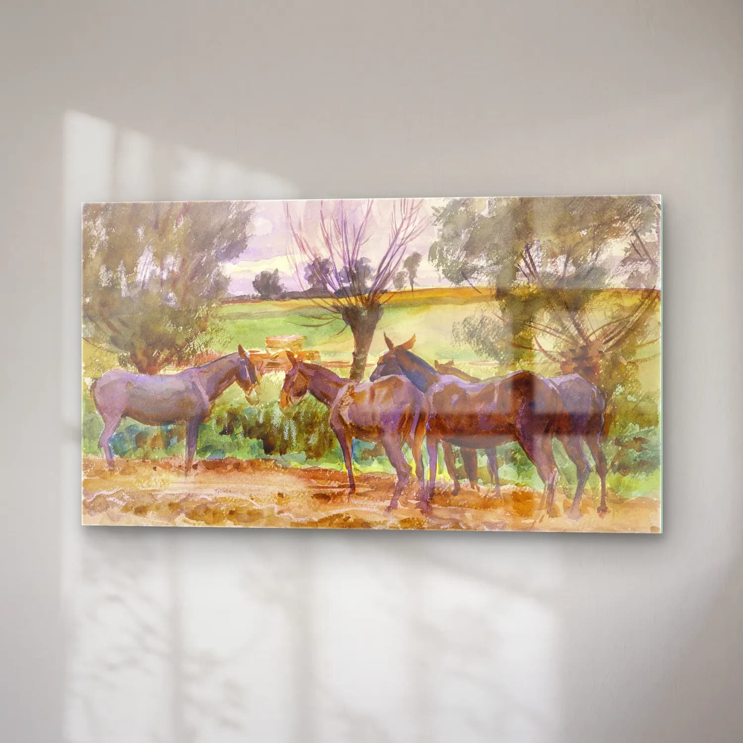 John Singer Sargent – Mules Drawing cam tablo — sağ açıdan görünüm