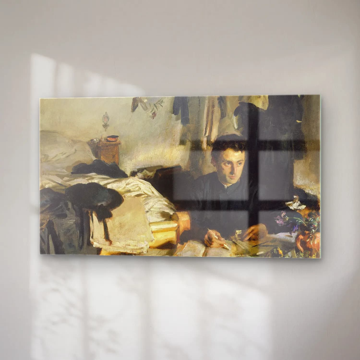 John Singer Sargent – Padre Sebastian cam tablo — sağ açıdan görünüm
