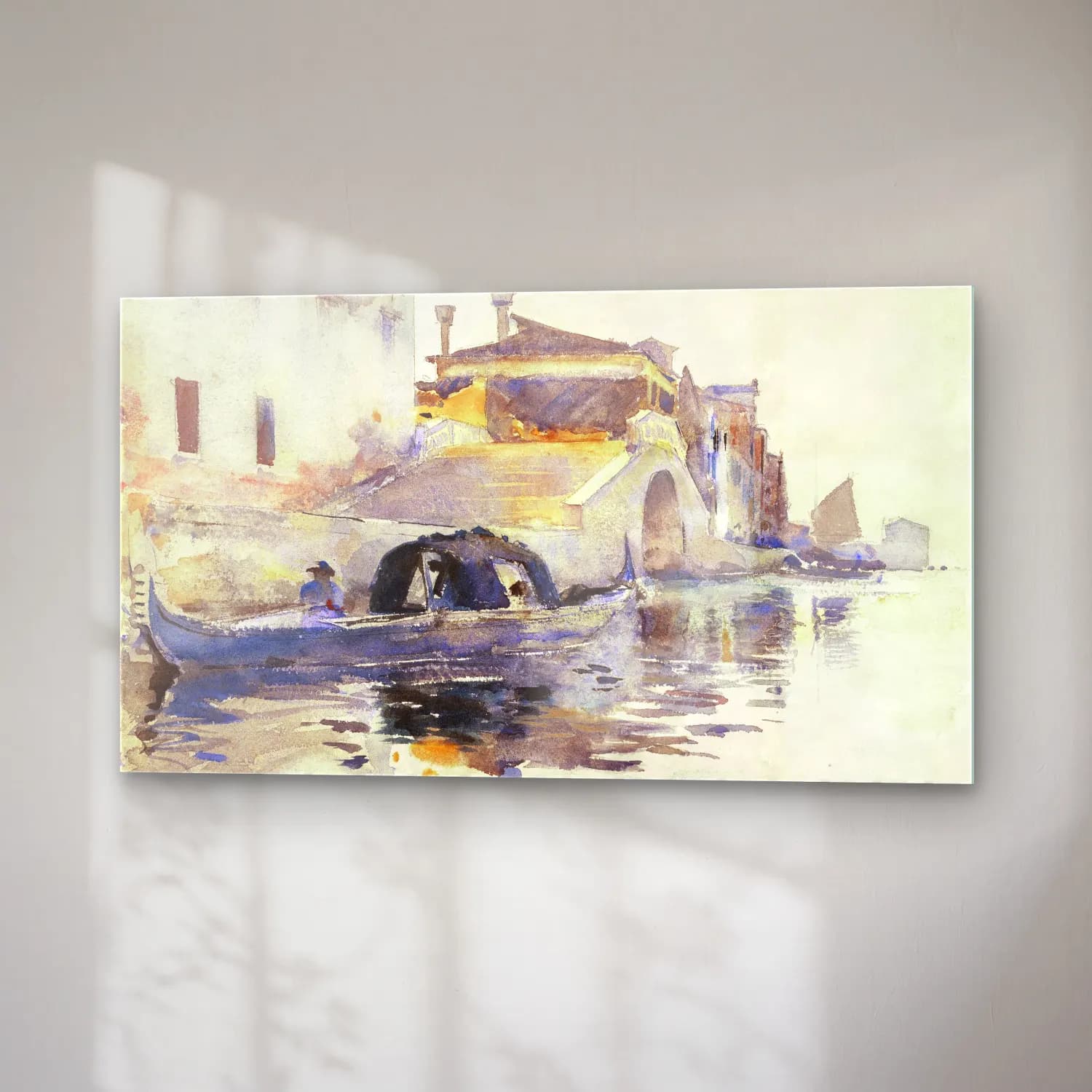 John Singer Sargent – Ponte Panada, Fondamenta Nuove, Venice cam tablo — sağ açıdan görünüm